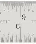 12-Inch Spring Tempered Steel Ruler With 1-Inch Width And 3/64-Inch Thickness, C616R-12, satin chrome finish