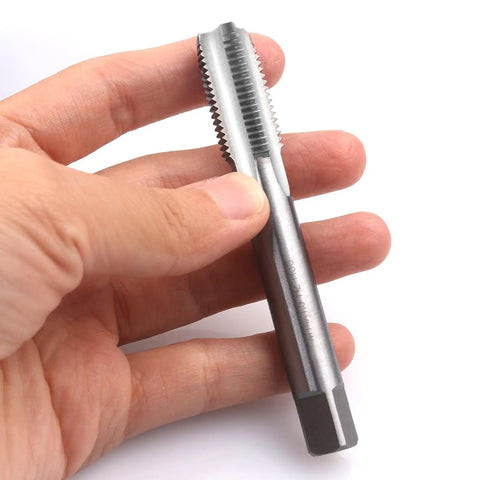 Pro Grade M14x1.5 Thread Tap HSS 6542 Right Hand Metalworking Tap held in hand showing square head