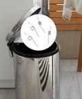 4 Pack Trash Can Torsion Springs Replacement Kit For Bin Lid Repair And Maintenance, Metal Parts For Smooth Lid Operation