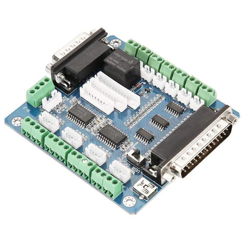 Beefy 5 Axis Stepper Motor Driver Controller Breakout Board Delivers Top Notch CNC Performance for DIY Makers Smooth Multi Axis Motion With Bipolar Signal Processing 5-axis PCB