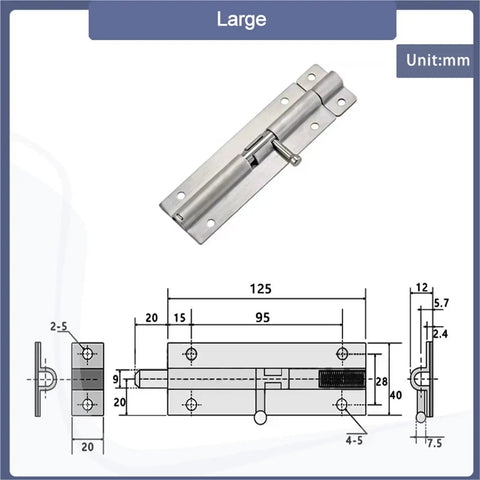Heavy Duty 304 Stainless Steel Spring Handle Door Latch Industrial Electrical Cabinets And Generator Sheds No Nonsense Large Security Hardware Built Tough To Keep Your Gear Locked Down Tight Always