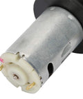 Close-up of Portable 20W Hand Crank DC Generator for Backup Power, metal component, 5V to 24V output, off-grid use.