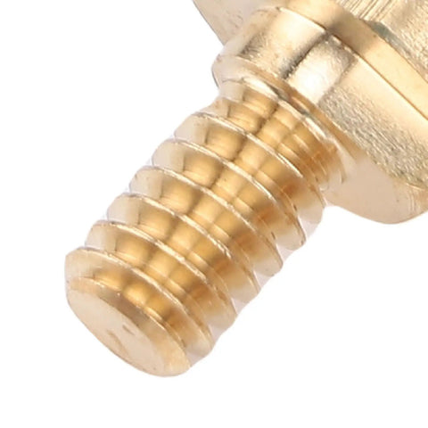 Close-up of bolt from Stainless Steel Hinge Pin Replacement Kit For Summit Spirit Grills, showing thread detail and brass finish.