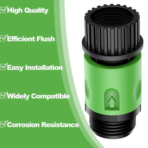 Twin Pack Quick Connect Flush Kit Green For Sea Doo Kawasaki Boats Jet Skis Engine Garden Hose Flush Adapter Compatible With 4 Stroke Sea Doo PWC Yamaha Outboard Honda Motors