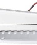 Side view of Ice Maker Assembly Replacement For DA97-15217A OEM Part showing white durable plastic structure.