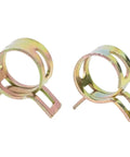 Rock Solid 300 Piece Manganese Steel Hose Clamps Kit With Stepless Design Ranging From 5 To 18 mm Featuring Low Pressure Air Suitability For Auto Pipes And Fastener Sorting Needs That Are Totally Awesome. Manganese steel stepless hose clamps shown in two sizes