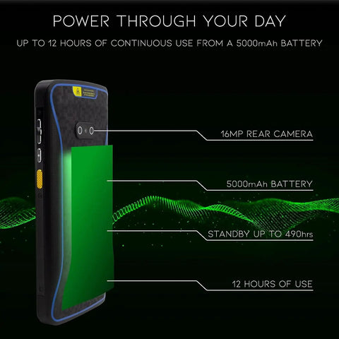 All Purpose Wireless Android Barcode Scanner With 2D 1D And QR Reader, Play Store Access, 5.7 Inch Vivid Screen, WiFi GPS And Camera
