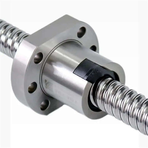 Premium C5 Precision Lead Screw Kit Featuring 1050mm RM2010 Ball Screw With Machined Ends, Heavy Duty Ballnut, Robust Nut Housing, End Support Bracket, And Sleek Coupler For Serious DIY CNC Upgrades close-up