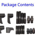 Pro Grade CNC Turning Tool Holder Platen and Clamp Kit with HL1814 HL2414 MCS625 MCT617 CTM513 CTM613 CTM617 Screws and Pins, Clamping Blade Set for Precise, Durable Machining, Quick Setup and Tight Tolerances. black CNC clamp screws and pins package contents