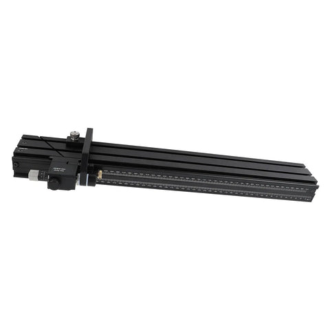 Heavy Duty Aluminum Alloy Table Miter Gauge With Precision Angle Fence Fits Table Saw Router Table features an adjustable scale.