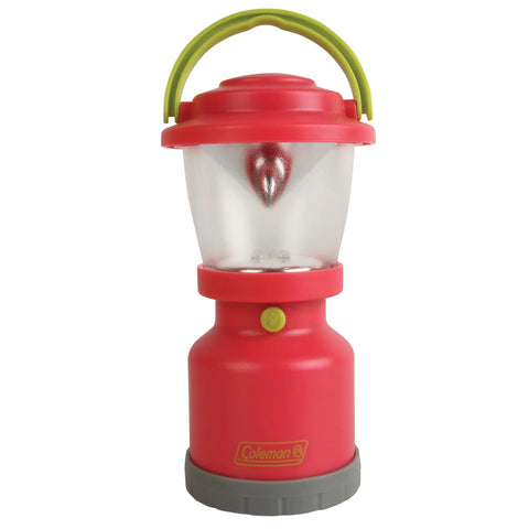 Red Kids Adventure Mini LED Lantern For Outdoor Fun, Kid Friendly Handheld Light With 5 LEDs And Lifetime LEDs, 44 Lumens, IPX4 Water Resistant