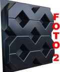DIY Grass Concrete Molds For 19.68 Inch Square Paving Blocks 500x500x60 mm Reusable ABS Plastic Paver Mold front view