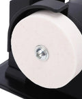 Kick Some Rust Off With This Cordless Mini Bench Grinder Featuring Dual Coarse And Fine Grind Wheels Li Battery Powered Grab And Go Design for fine grinding wheel detail.