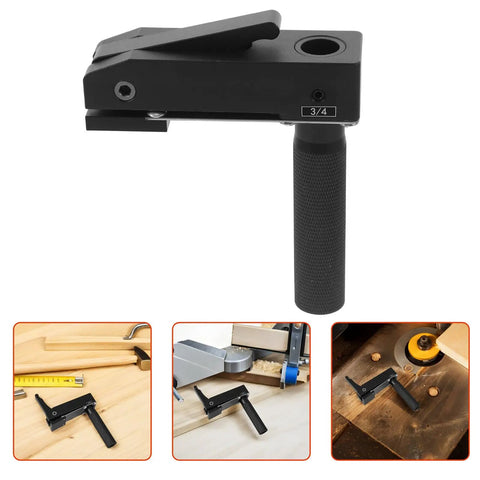 Portable Workbench Clamp On Table Vise With Quick Clamping And Multifunctional Design for Woodworking Projects, Aluminum Alloy