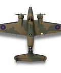 1/72 Lockheed Hudson Bomber Plastic Model Kit unpainted airplane assembly needs glue paints and tools sold separately top view