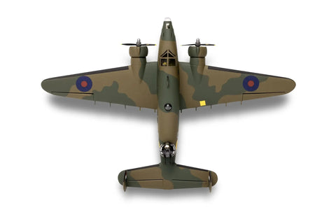 1/72 Lockheed Hudson Bomber Plastic Model Kit unpainted airplane assembly needs glue paints and tools sold separately top view