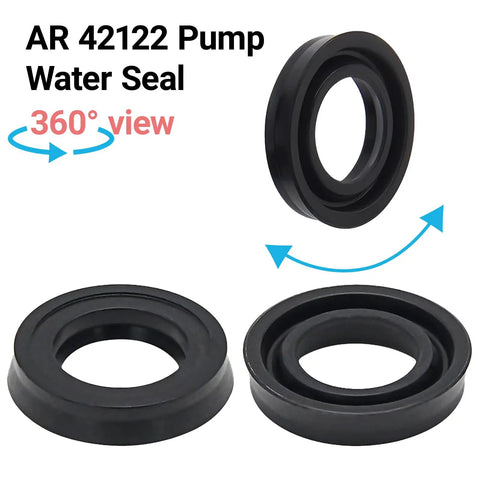 Pressure Washer Water Seal Kit For RMW And RMV Pumps Replaces Briggs And Stratton 204084GS 200345GS 360° view of seal design