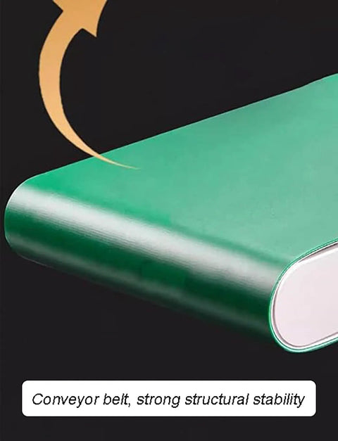 No Nonsense Green Pvc Transmission Conveyor Belt Designed For Smooth Industrial Material Handling And Dependable Packaging Production Lines With Heavy Duty Wear Resistant Grip