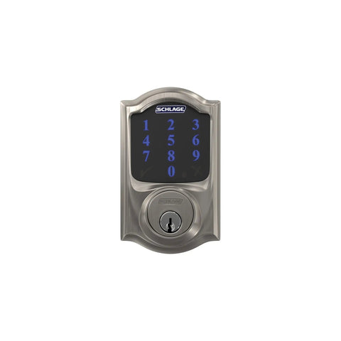 Top Notch Smart Deadbolt Lock Featuring Keyless Entry And Sleek Satin Nickel Finish Paired With No Sweat Setup For Rock Solid Home Security And Simple Z Wave Integration