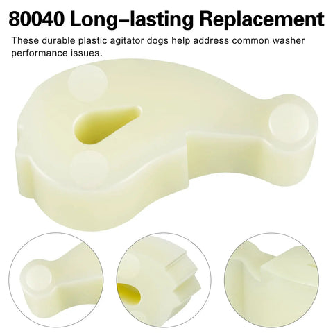 Close-up of 48 Pack Washer Agitator Dogs Replacement Kit For Most Top Load Washers Replaces 80040 And Common Numbers Includes LP338 285612