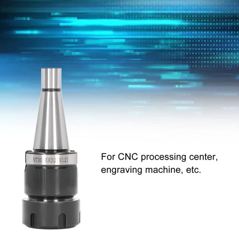Heavy Duty ER32 Chuck Tool Holder For CNC Milling Machines With M12 Thread And Included Wrench Tough As Nails 40Cr Alloy Steel Build For Killer Grip And Top Shelf Precision Milling On Demand