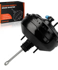 High Performance Direct Fit Power Brake Booster For Chevrolet And GMC C1500 K1500 Trucks, vacuum assisted, black, direct replacement part.