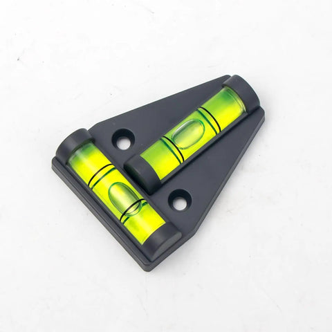 Torpedos, Pocket Levels with dual bubble vials in a compact black base, ideal for precise leveling tasks.