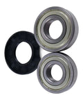Rear Tub Bearing And Seal Kit for Front Load Washers, heavy duty steel bearings and rubber gasket, compatible DC6200156A 6601002632.
