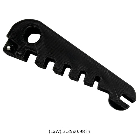 Eyeglass Temple Bend Repair Tool For Loose Or Distorted Frames Plastic Eyeglasses Frame Adjuster 3.35 X 0.98 Inch Black