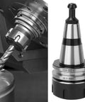 Top Tier ISO30 CNC Tool Holder Chuck Collet With Rust Proof Coating Designed For 30K RPM High Speed Lathe And Milling Center Machining Precision Operations, showing CNC collet and drill bit.