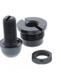 GM Clutch Fork Pivot Ball Adjustable Steel 13/16-16 For Bellhousing, Dialed In Clutch Geometry With Wide Adjustment Range From 1 5/16 In To 1 11/16 In For Smooth Engagement, black steel threaded parts with lock nut
