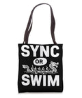 Dope Dragon Boat Paddler Tote Bag For Dragonboating Fans Sync Or Swim Inspired Gear For Men And Women Race Day Tote Festival Accessory