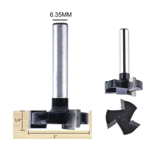 Top Tier Solid Carbide Router Bits 1/4 Inch Shank 7 Piece Kit CNC Engraving And Woodworking Milling Cutters with 6.35MM shank.