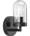 Coastal Style Two Light Bath Vanity Light With Clear Glass Shades, Polished Chrome Finish, Modern Bathroom Lighting Fixture