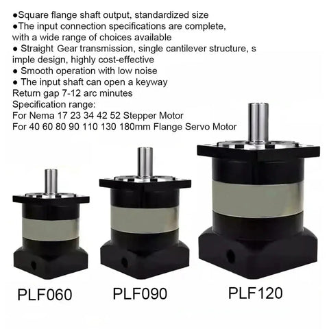Heavy Duty Nema 23 Planetary Reducer Gearbox Delivering Killer Torque And Butter Smooth Reduction Compatible With 60Mm 200W 400W Servo Motors with flange outputs.