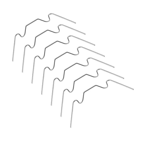 All In One Greenhouse Repair Kit With Stainless Steel Glazing Clips And Fixing Clips, 100 Pcs Total, Includes 50 W Glazing Clips And 50 Z Fixing Clips For Glass, Polycarbonate And Acrylic Panels, 1.1Mm Glazing Clip Thickness And 0.4Mm Fixing Clip