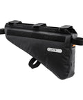 Side view of 4L Bike Frame Bag With Large Opening And Repositionable Top Tube Strap, 2021 Model, German Made, Unisex Cycling Frame Pack.