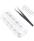 Metric Stainless Steel Internal Hex Drive Cup Point Set Screws Kit With M1.6 M2 M2.5 M3 Sizes 304 Grade Fasteners Assorted