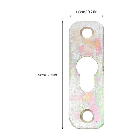 Close-up of metal bracket from 24 Pairs Metal Picture Clips And Wall Mount Brackets Hanger Kit For Picture Hanging Easy Hanging Fasteners