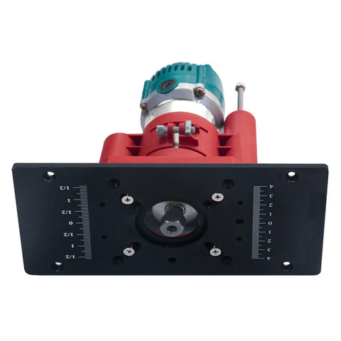 Garage Ready Router Lift Kit Featuring M8 Flip Board And Heavy Duty Aluminum Manual Crank Assembly For Router Table Saw Insert Base Plate