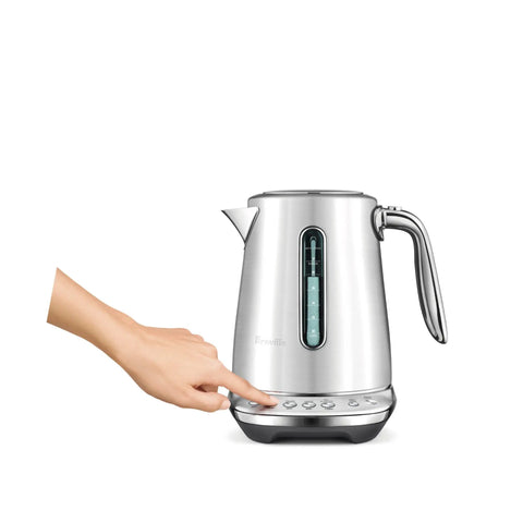 Smart Kettle Luxe 7-Cup Water Heater In Brushed Stainless Steel With Temperature Control For Perfect Tea Or Coffee Brew, Fast Boil