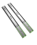 Beefy 2 Pack Drawer Slides With Built In Buffer, Smooth Soft Close Action, 12 To 20 Inch Length, 45mm Track Width.