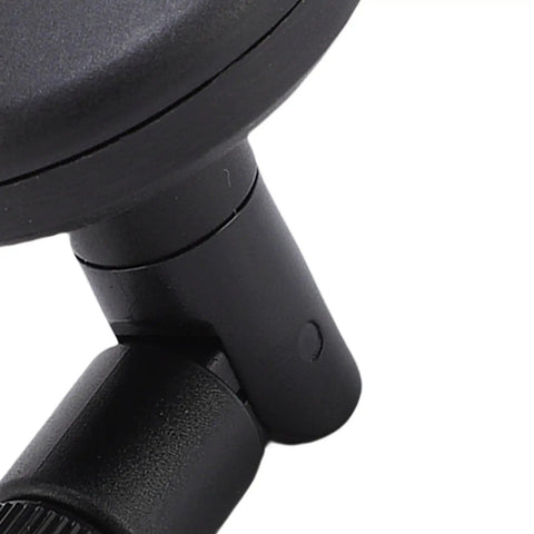 Close-up of High Gain Ceramic Mushroom Antenna With SMA Connector Foldable Antenna for vehicles and marine use.