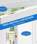 Two Sets Ball Catch Kits For Interior Doors Dual Adjustable Silver Door Latches installation locations on door