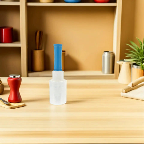 Four Rolls Stretch Film Wrap With Ergonomic Handles For Moving And Packing High Performance LLDPE Cling Plastic Wrap Built Tough For Protective Transport And Shipping Supplies on a kitchen countertop.