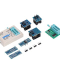 Pro Grade High Speed USB SPI Flash Programmer Kit for BIOS Chips and EEPROMs XP866 Universal Programmer components displayed