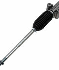 Front view of Steering Gear Box Rack And Pinion For Honda Pioneer 1000 And 1000-5 SXS1000M3 M5 EPS Deluxe Bolt-On Direct Fit Black 39.25In