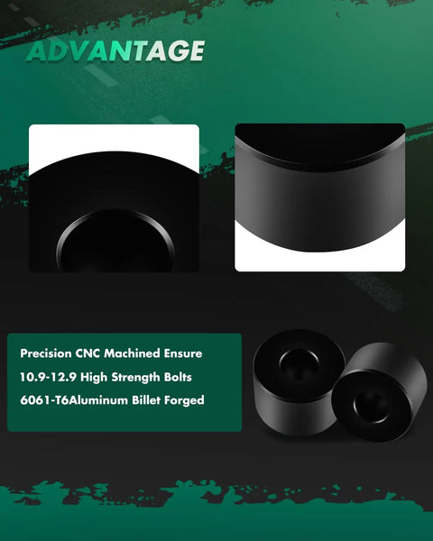 Differential Drop Kit 3 Inch For Toyota Tacoma CNC Machined T6 Aircraft Billet