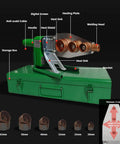 Plastic Water Pipe Welder For PP PP-R PE PP-C Fusion Machine With 20mm to 63mm Die Heads and green storage box