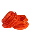 Durable Round PU Drive Belt For Industrial Conveyors 1.5 To 12mm Range 3 Meter Length Red Meltable Cord Design Built Tough For High Speed Machinery And Heavy Duty Conveyor Systems, coiled red belt